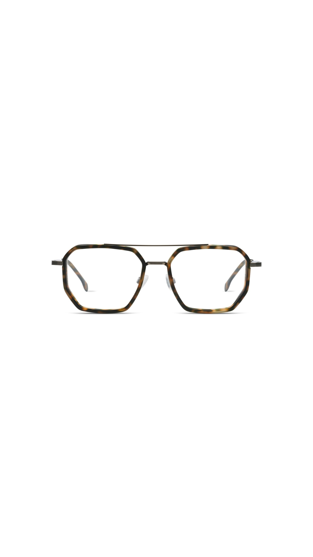 KOMONO – The Hawk | Lunettes de vue homme combinée métal et écaille