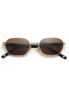 BALI storm – Lunettes de soleil mixte métal doré verres marron