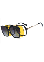 OSMOSE OCP591 | Lunettes de vue femme noir et doré à clip