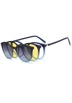 OSMOSE - OCP577 | Lunettes de vue femme ultem bleu à clip