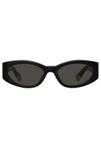 Jacquemus Ovalo  – Noir | Lunettes de soleil en acétate