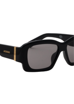 Jacquemus Croisière  – Noir | Lunettes de soleil en acétate