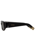 Jacquemus Ovalo  – Noir | Lunettes de soleil en acétate