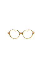 Lou – E3 | Lunettes de vue enfant écaille rose et vert + clip