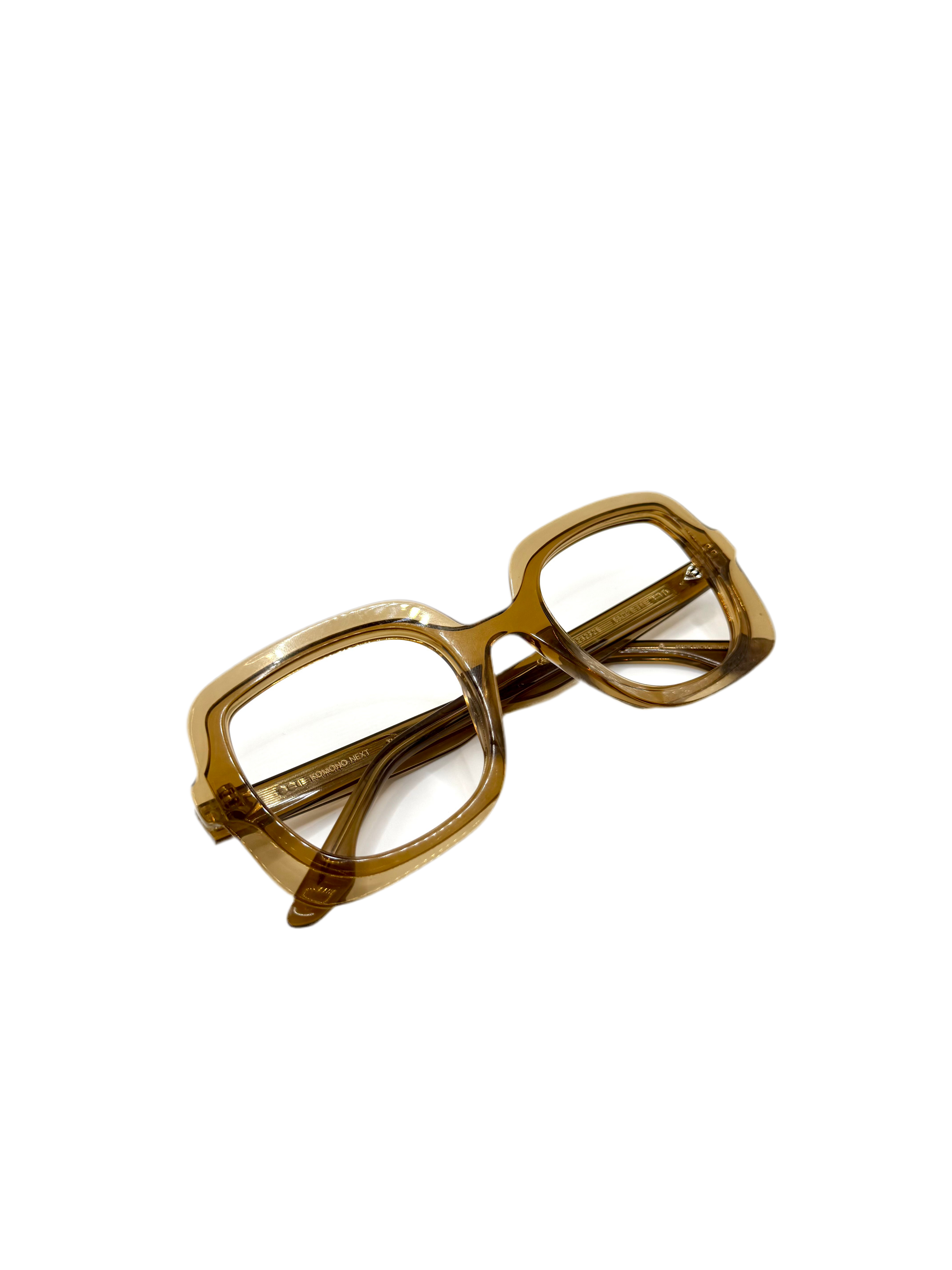 KOMONO – The Livey | Lunettes de vue femme acétate crystal marron