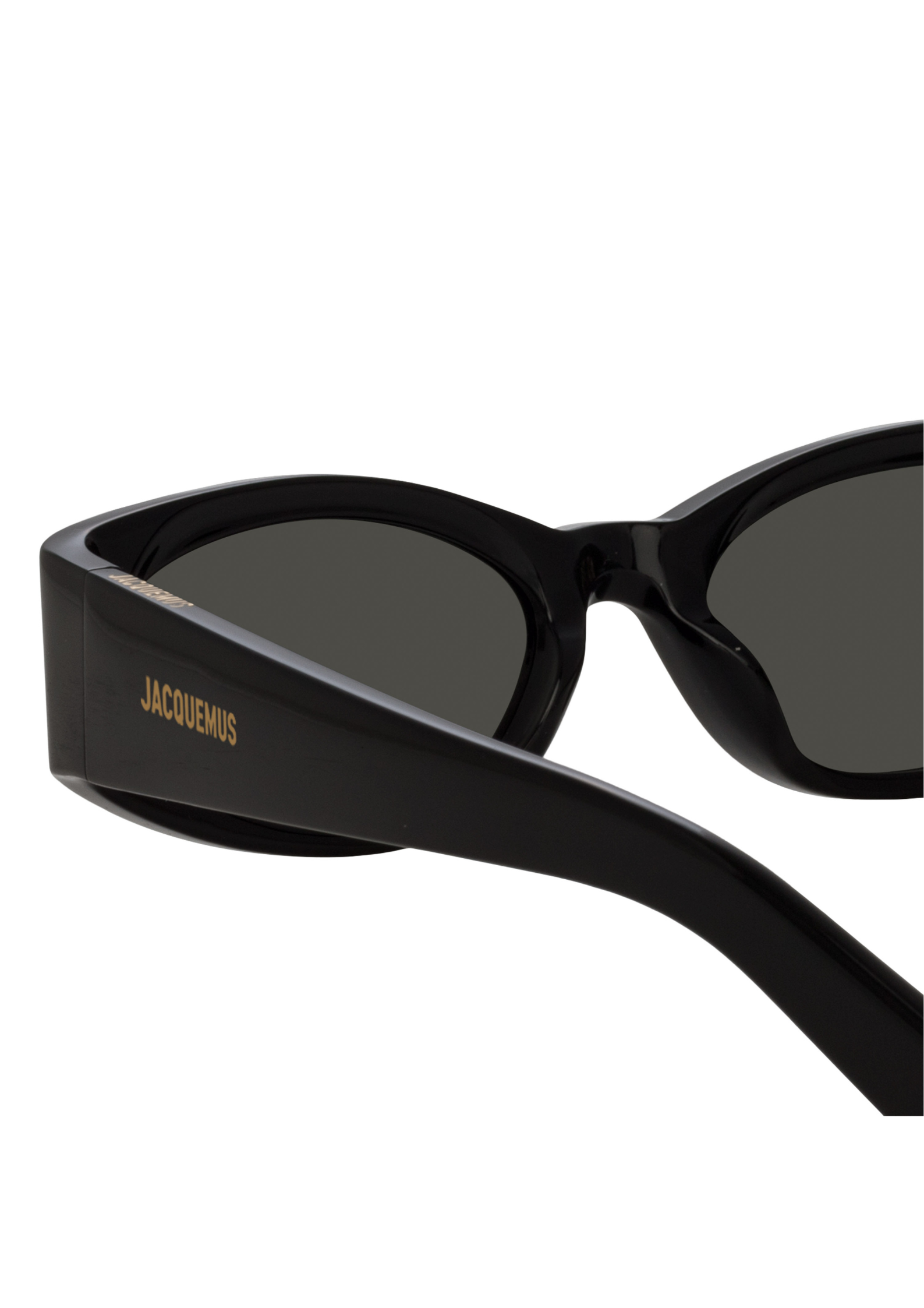 Jacquemus Ovalo  – Noir | Lunettes de soleil en acétate