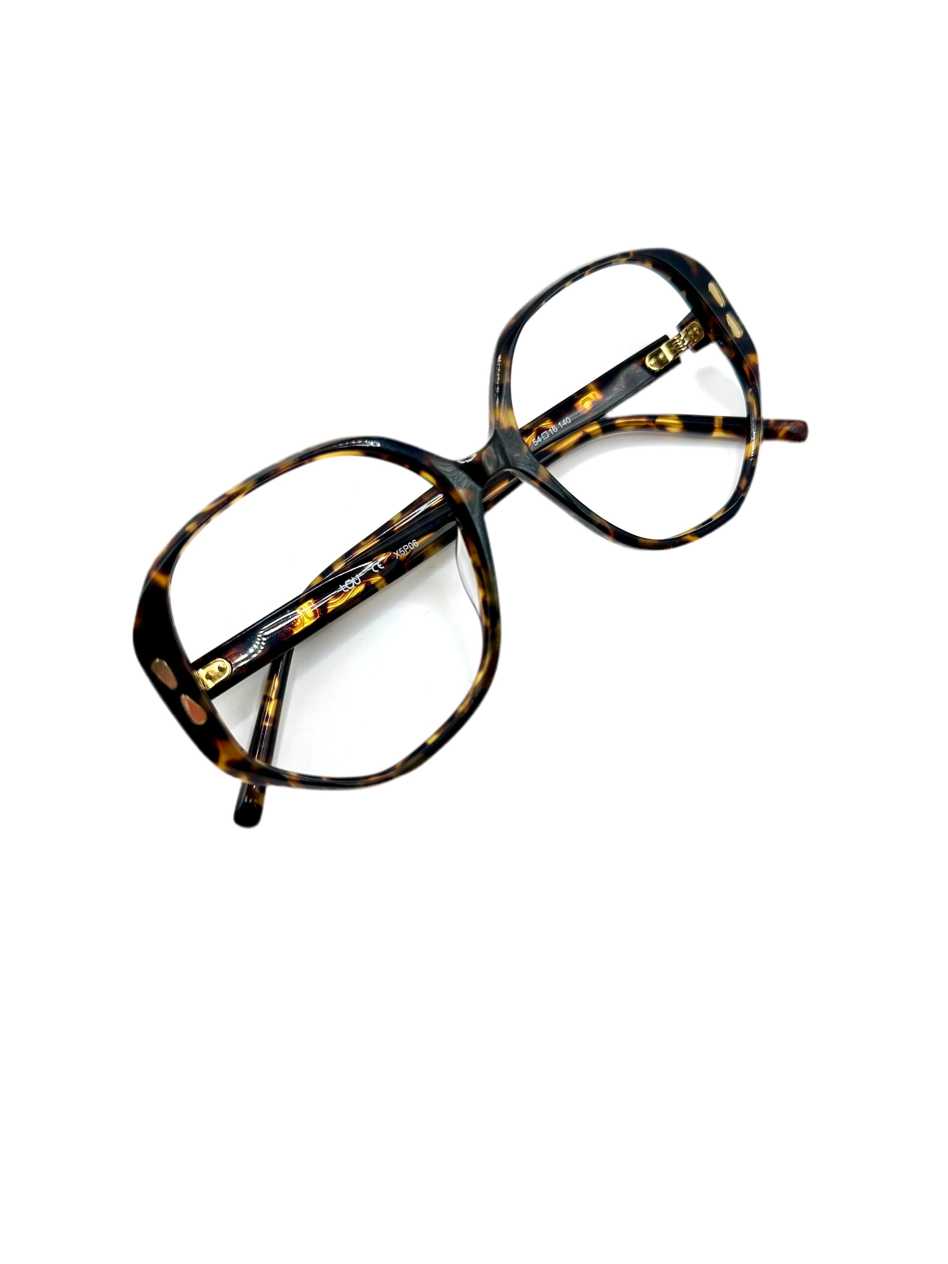 Lou – F4 | Lunettes de vue femme écaille + clip solaire