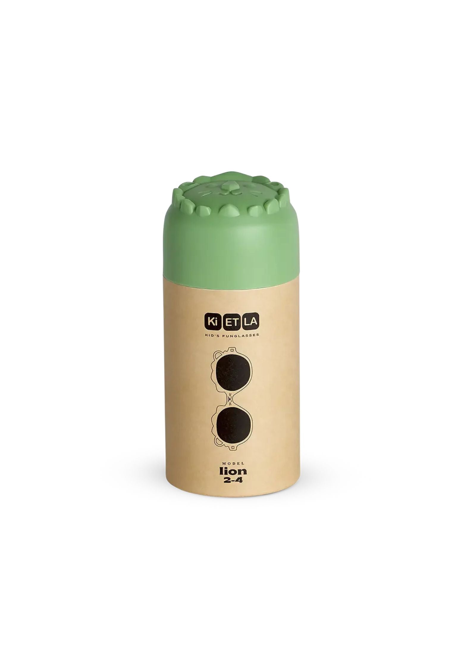 KIETLA - LION | Lunettes de soleil incassables enfant Sauge 0-1 ans