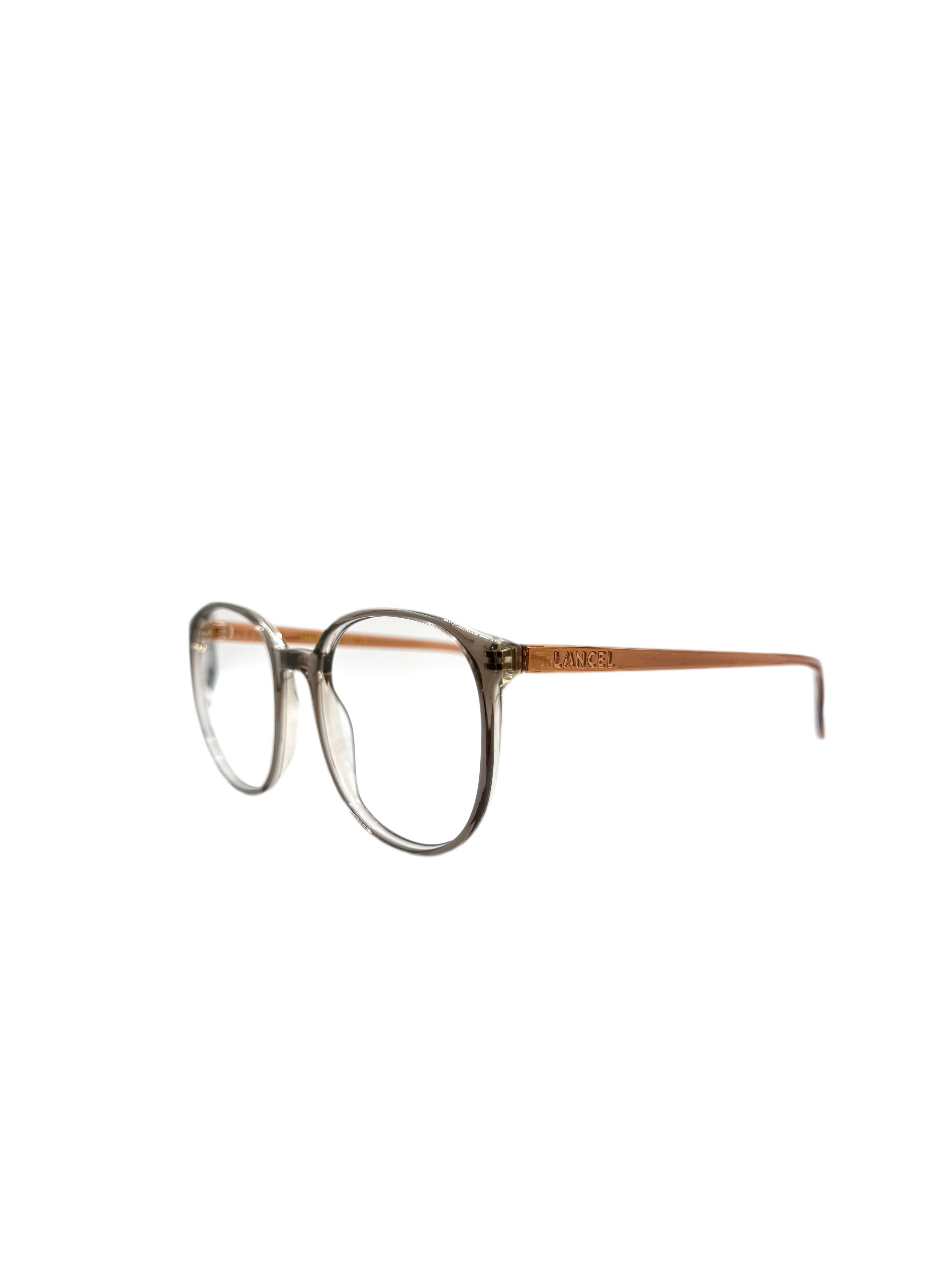 LANCEL – LA90036 | Lunettes de vue femme cristal gris et rose