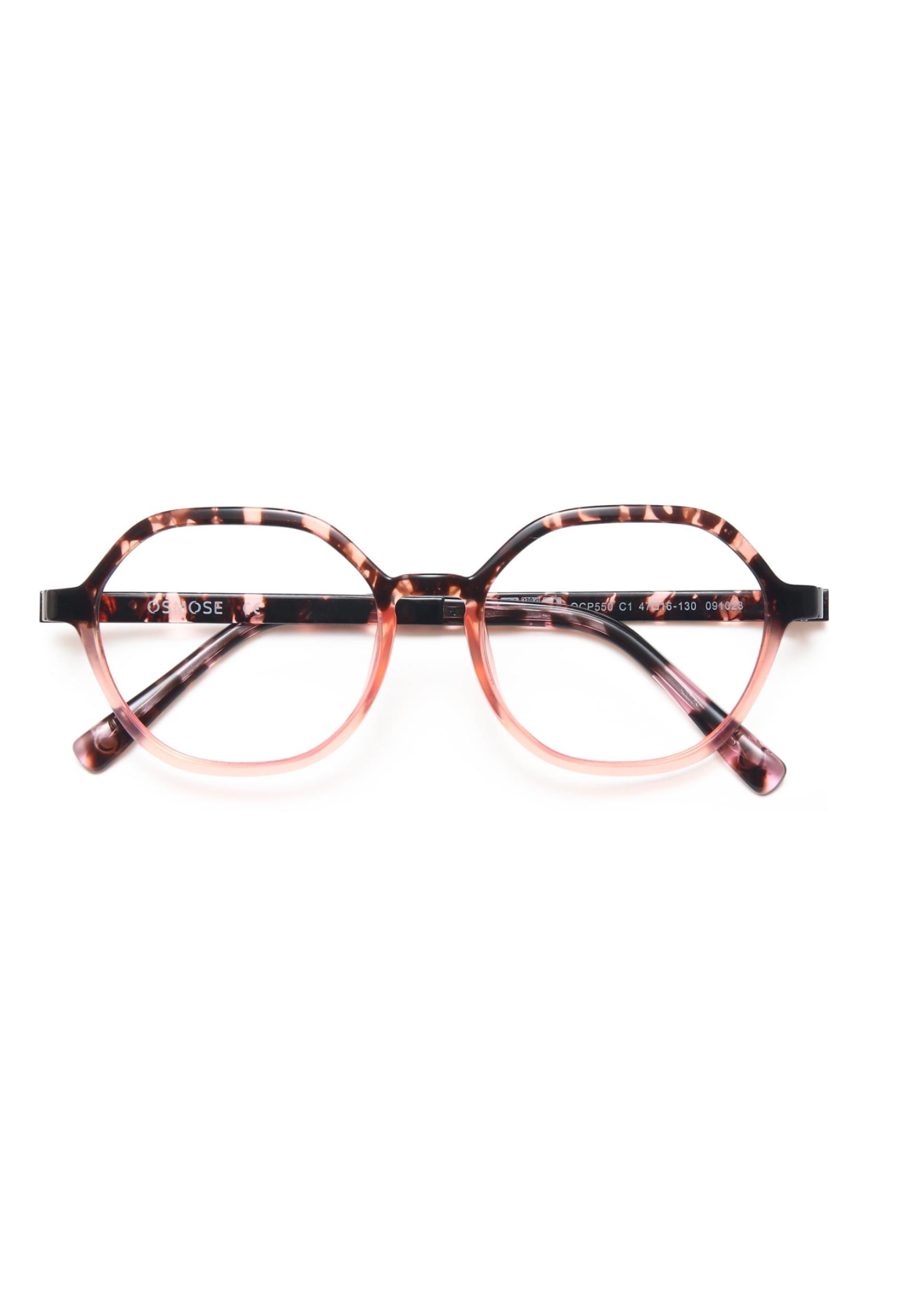 OSMOSE - OCP550 | Lunettes de vue enfant ultem cristal rose et écaille à clip