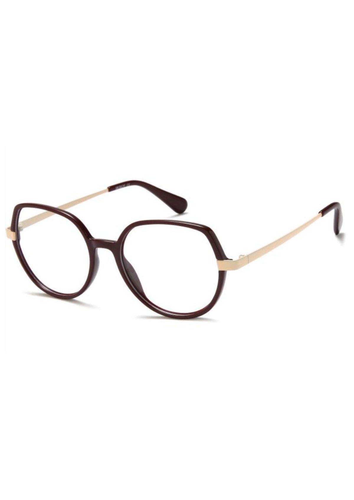 IKALY – OP438 | Lunettes de vue femme Bordeaux et beige