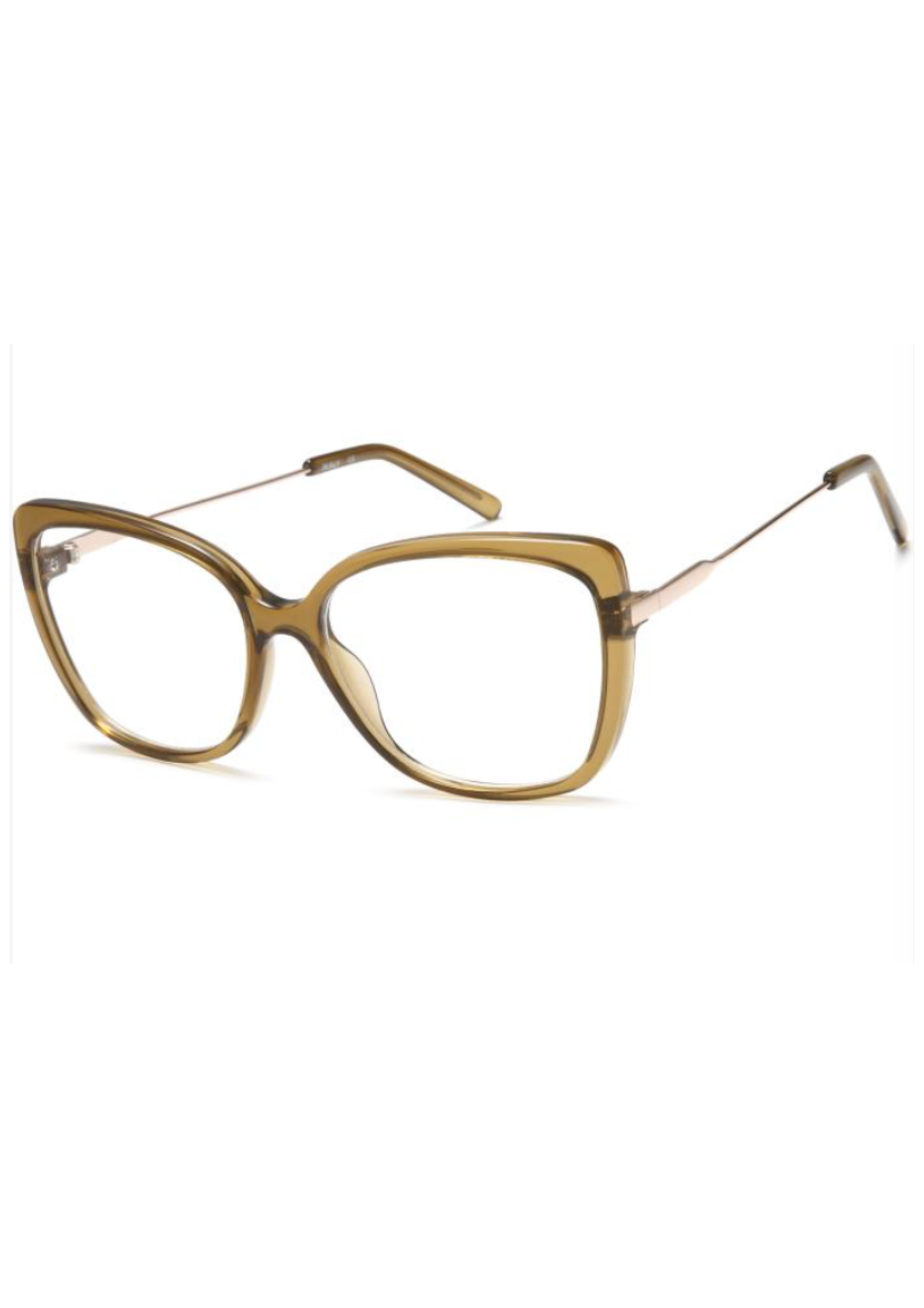 IKALY – OP405 | Lunettes de vue femme cristal vert et doré