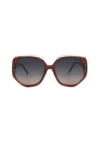 Lou – F4 | Lunettes de vue femme cristal rose + clip solaire