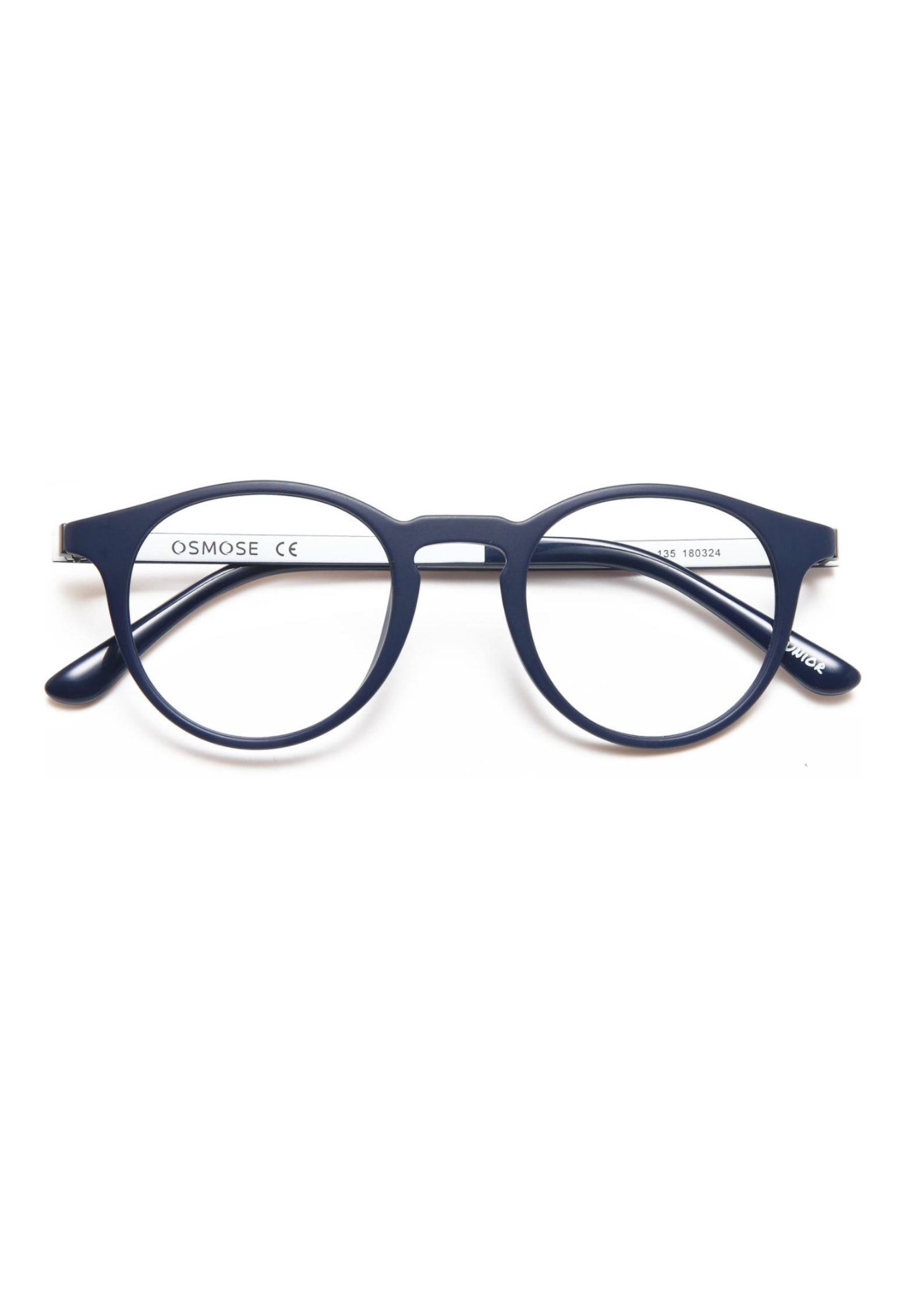 OSMOSE - OCP589 | Lunettes de vue enfant ultem bleu marine et blanc à clip