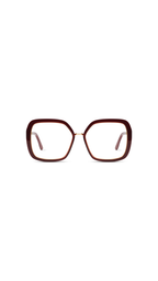 KOMONO – The Violetta | Lunettes de vue femme acétate rouge bordeaux