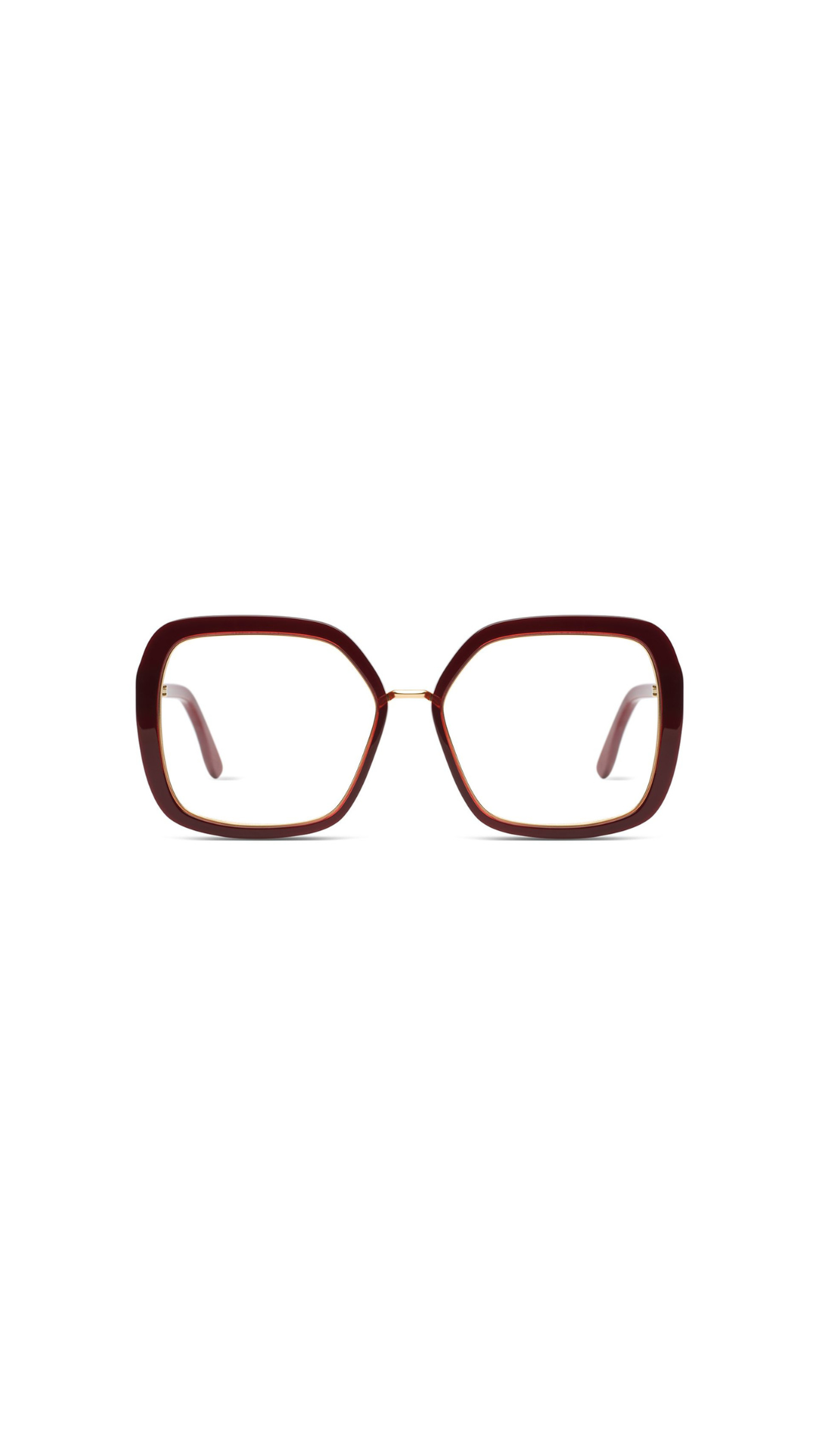 KOMONO – The Violetta | Lunettes de vue femme acétate rouge bordeaux