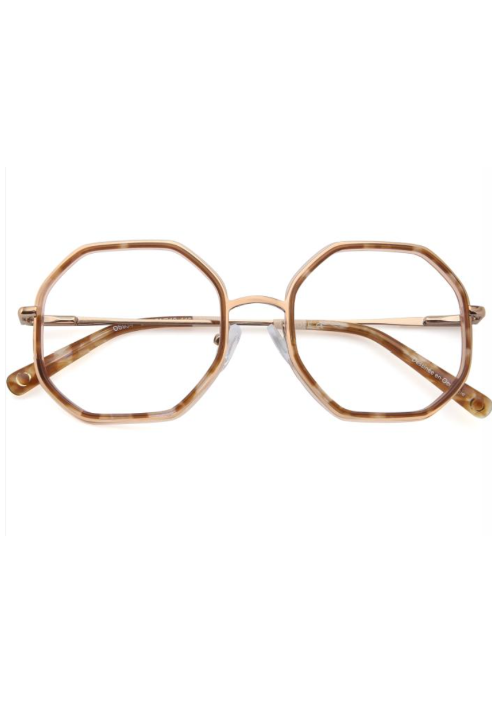 OSMOSE - OSA934 | Lunettes de vue femme combiné écaille et doré