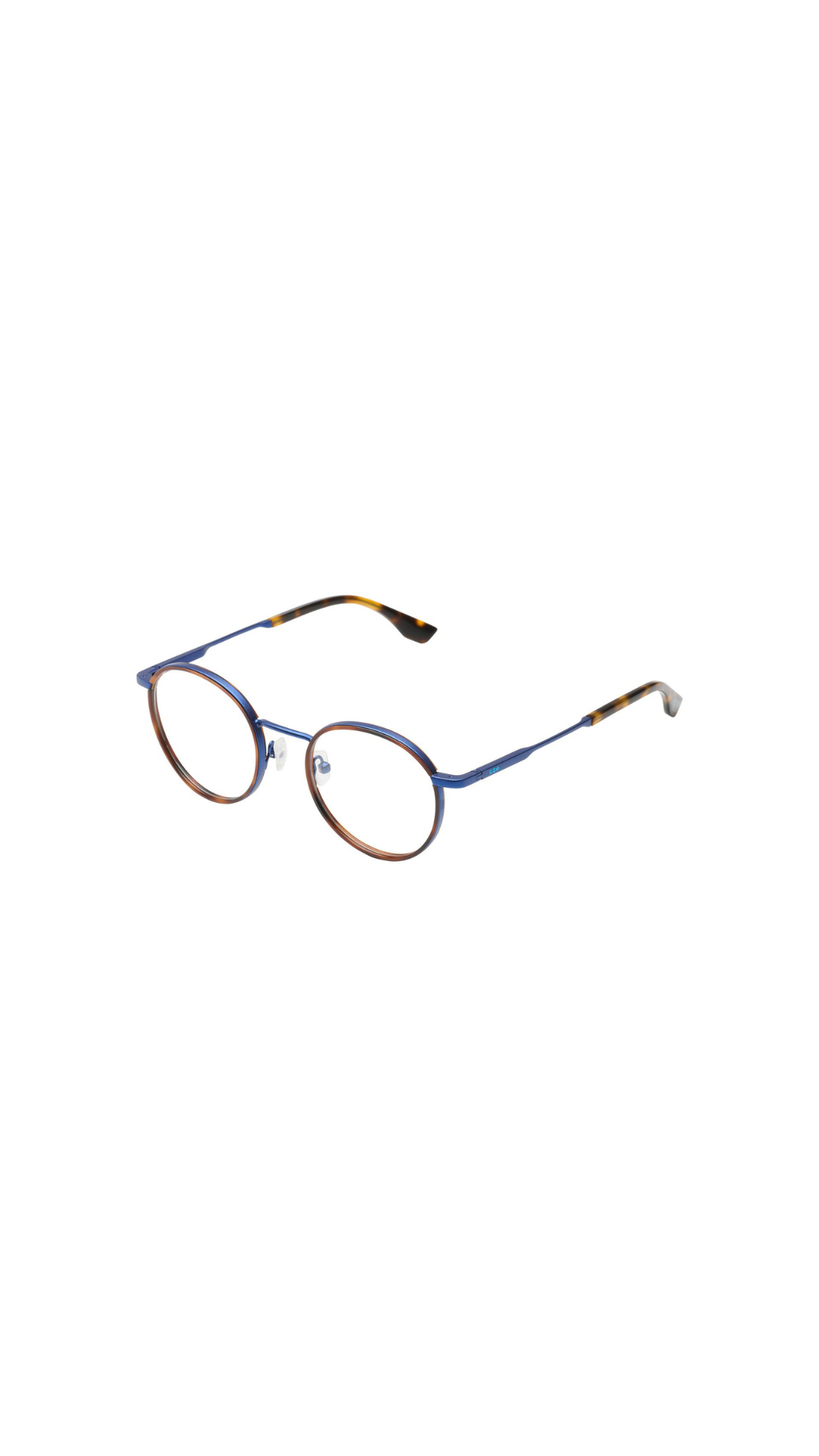 KOMONO – The Pete | Lunettes de vue homme combinée écaille et bleu