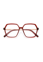 IKALY – OP422 | Lunettes de vue femme cristal rouge et doré