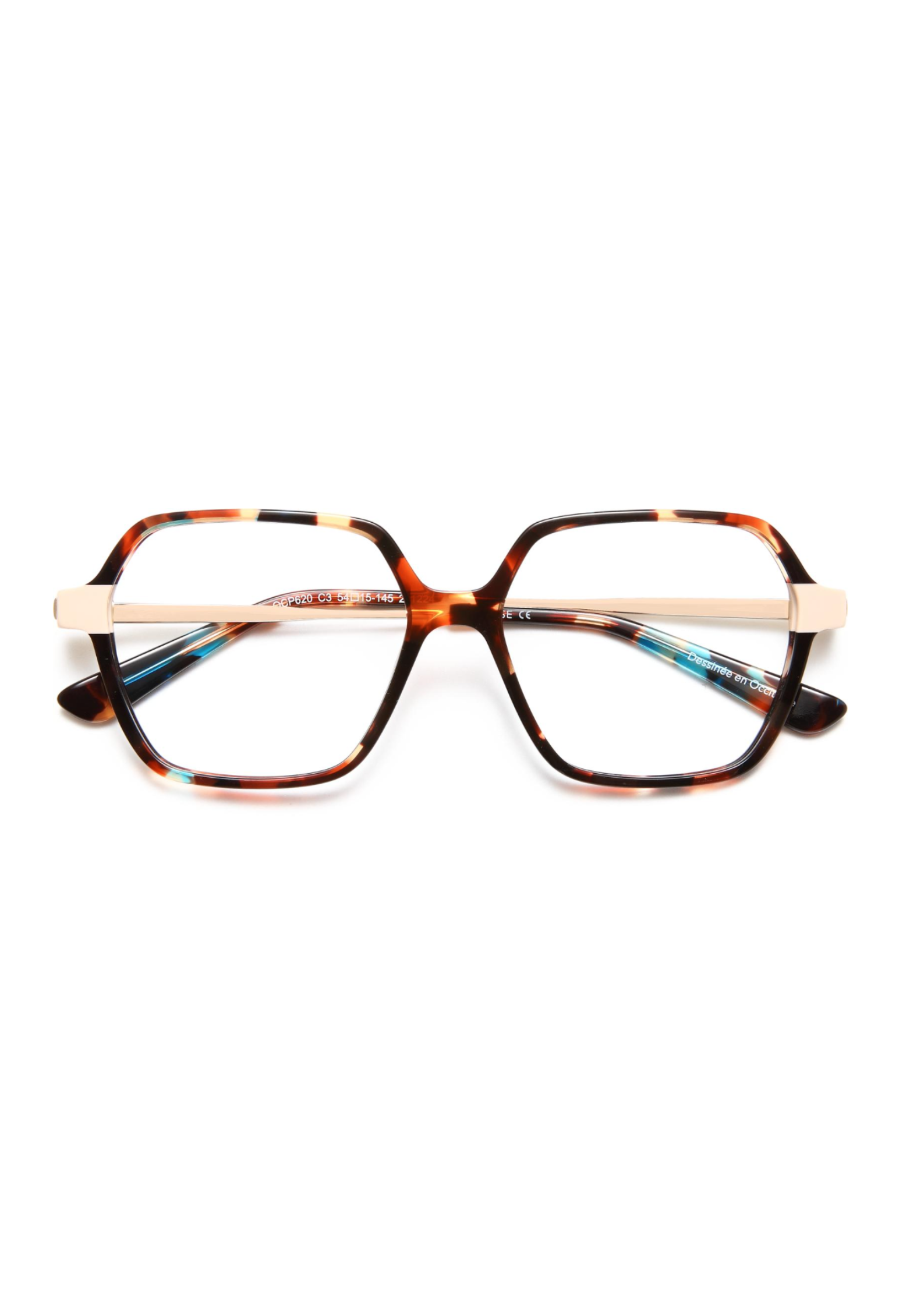 OSMOSE OCP620 | Lunettes de vue femme écaille et doré à clip