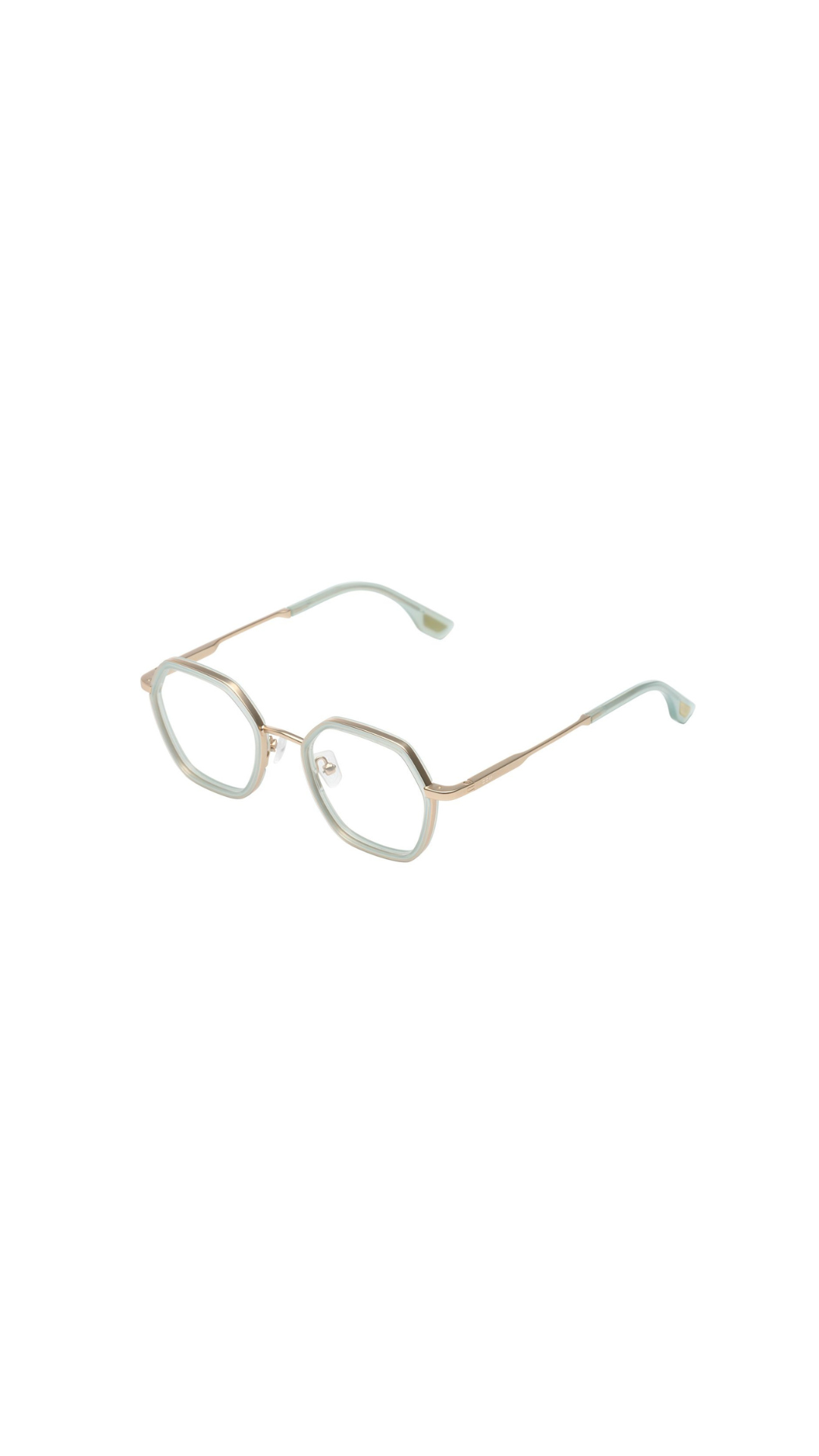KOMONO – The Nora slim | Lunettes de vue femme combinée doré et bleu