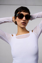 KOMONO Iggy – Lunettes de soleil femme écaille et vert