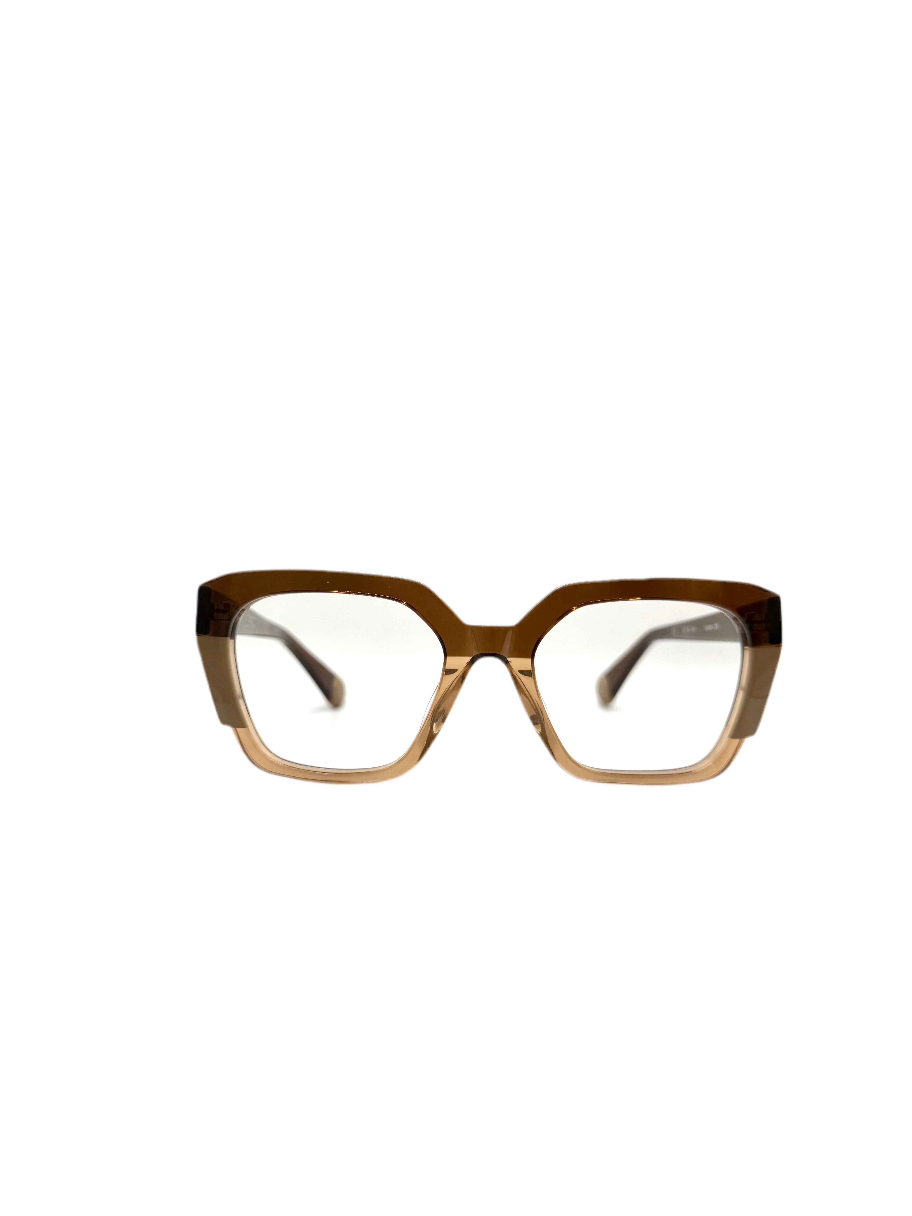 LE PARC – AYDEN | Lunettes de vue femme crystal dégradé marron