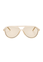 Jacquemus Pastro – blanc cassé | Lunettes de soleil en acétate