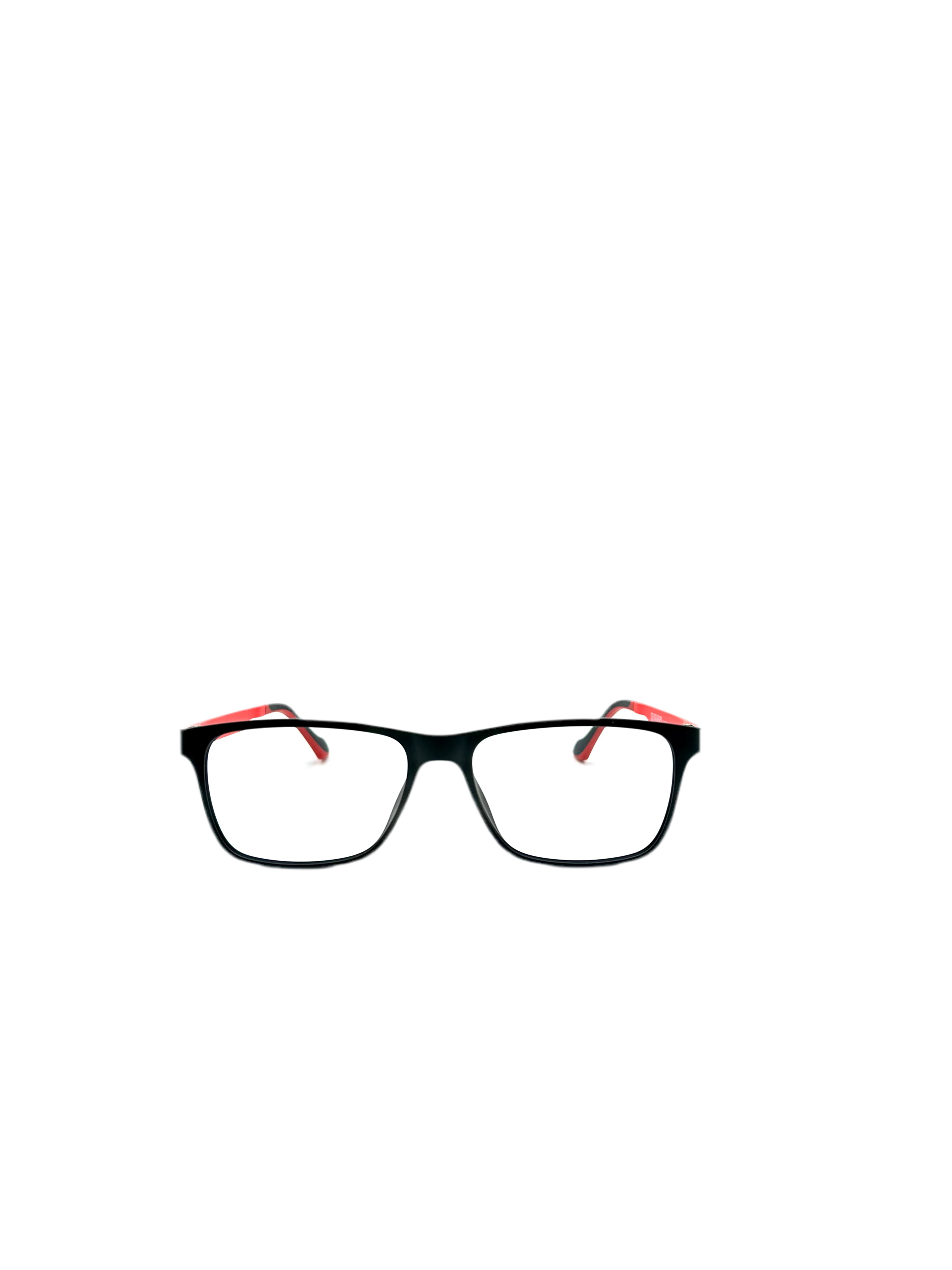 OSMOSE - OCP538 | Lunettes de vue homme ultem noir intérieur rouge à clip
