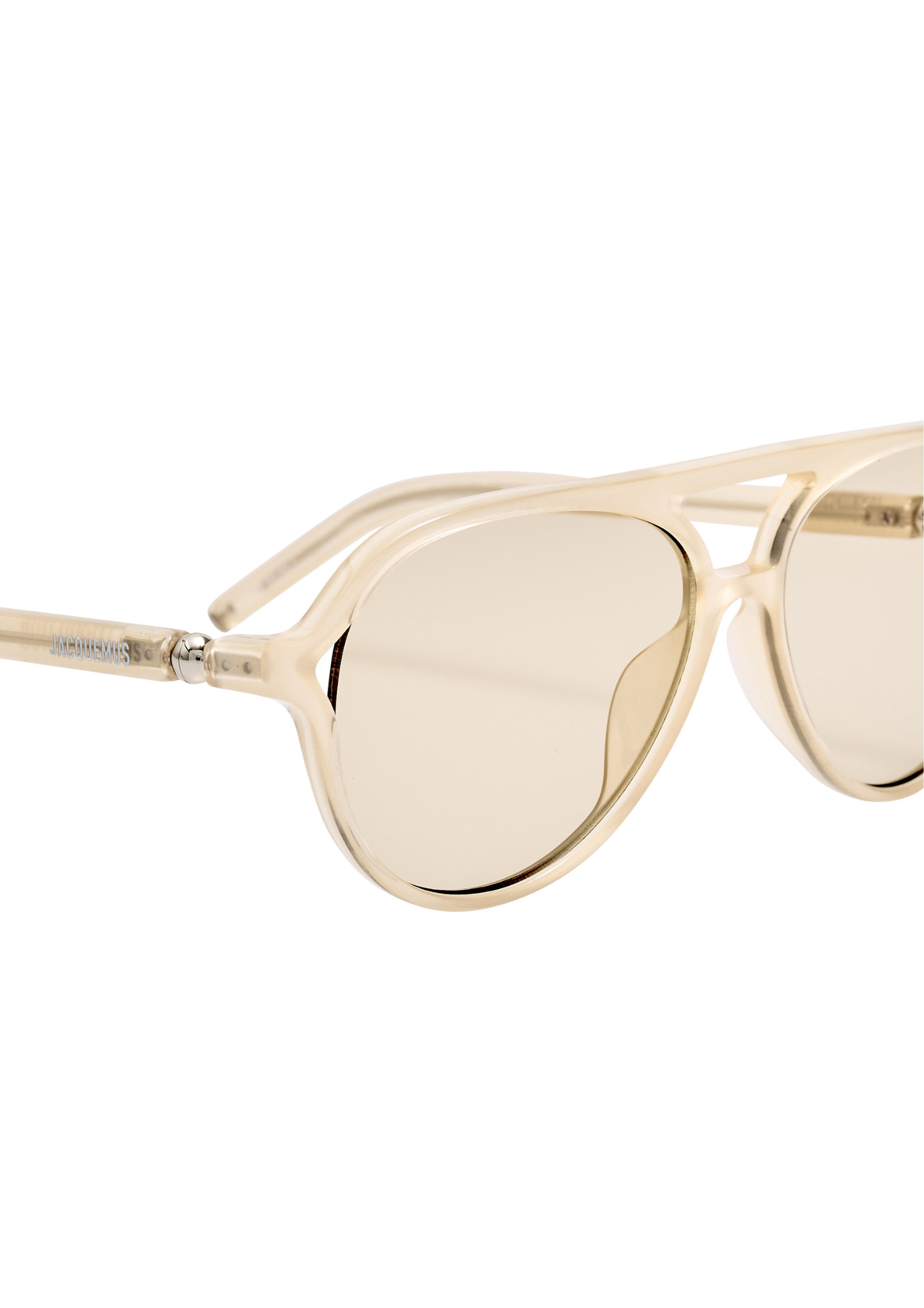 Jacquemus Pastro – blanc cassé | Lunettes de soleil en acétate