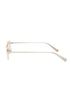 Jacquemus 222  – argent verres rose | Lunettes de soleil en métal