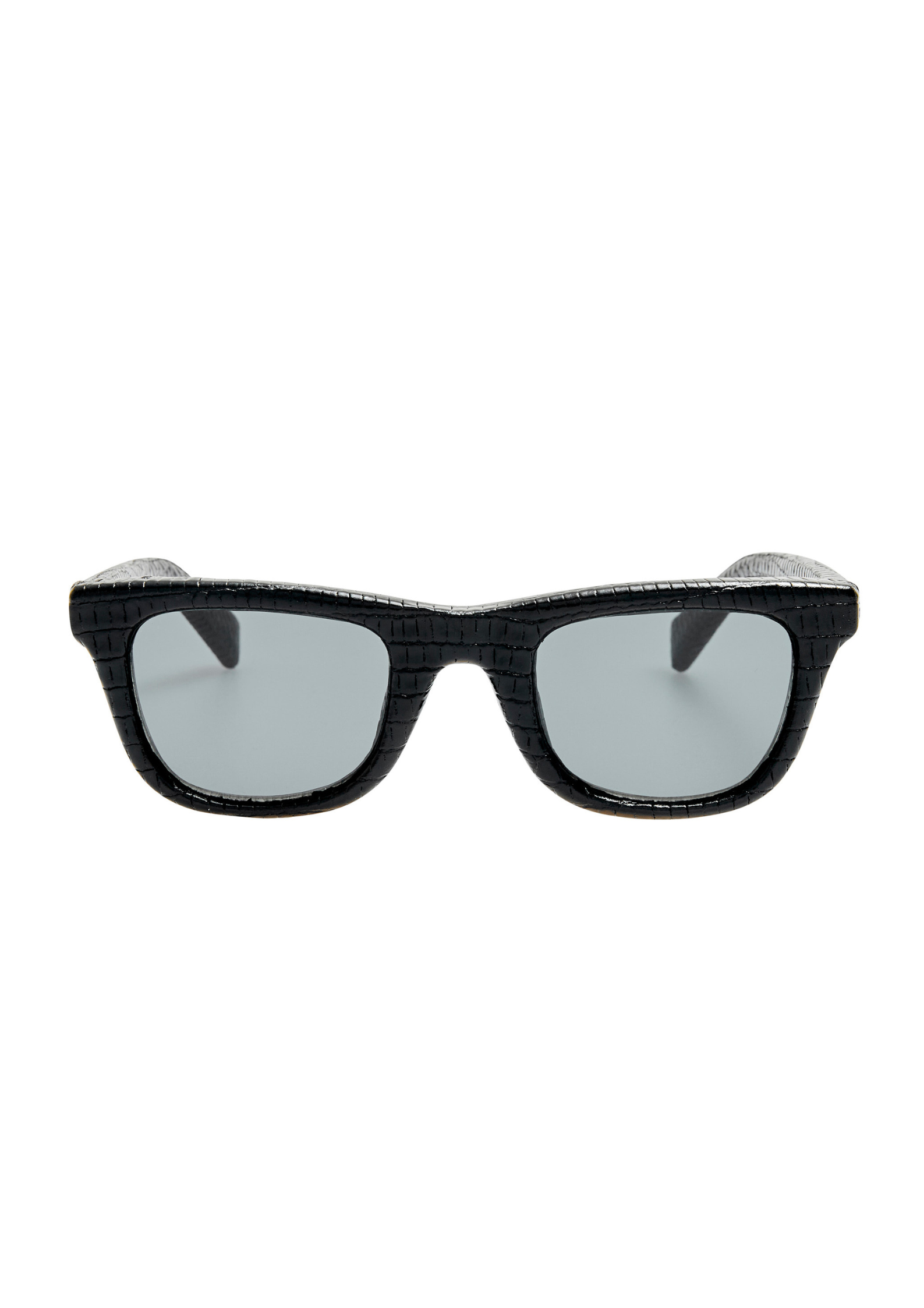 Jacquemus Pilotis – Noir | Lunettes de soleil en simili cuir