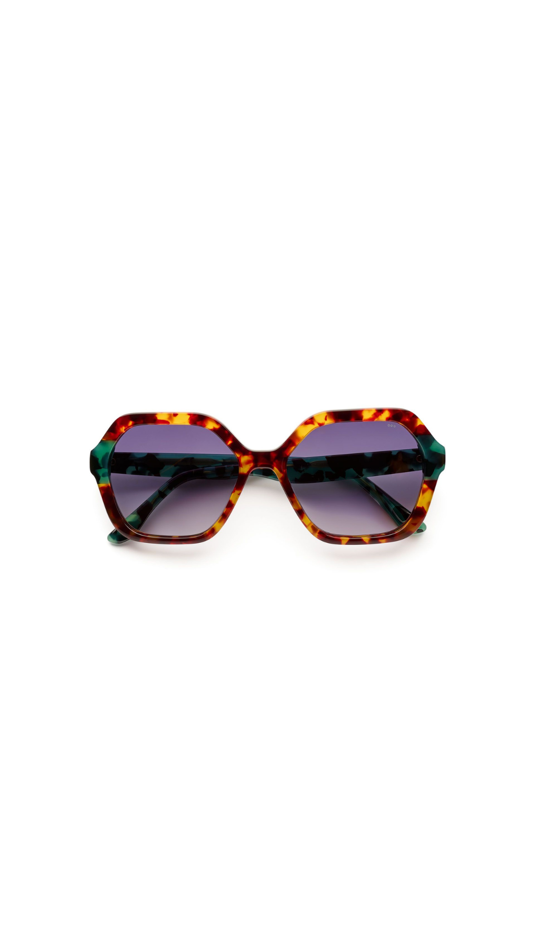 KOMONO Iggy – Lunettes de soleil femme écaille et vert