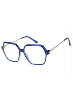 IKALY – OP422 | Lunettes de vue femme cristal bleu et doré