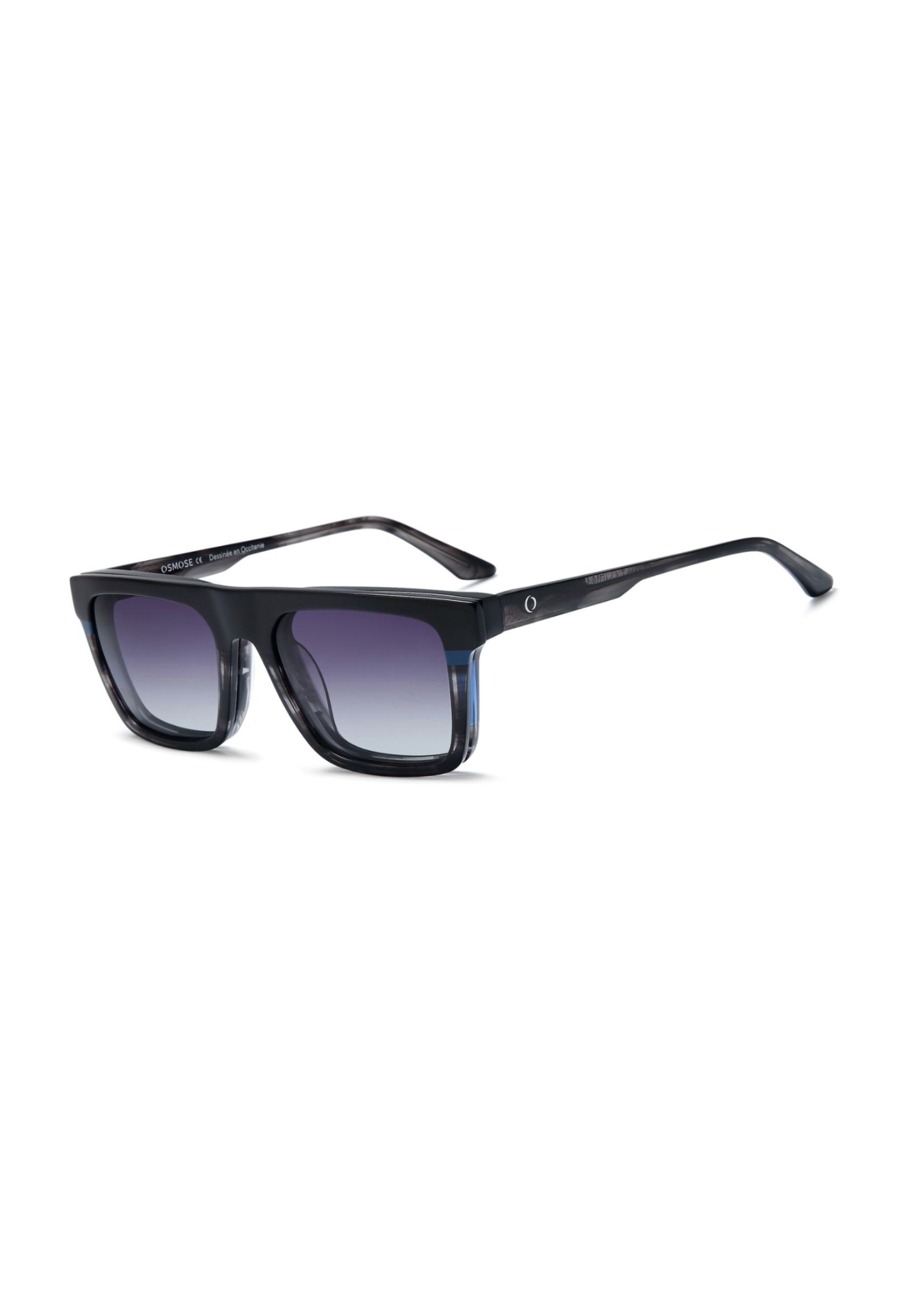 OSMOSE - OCP655 | Lunettes de vue homme acétate cristal gris et noir à clip