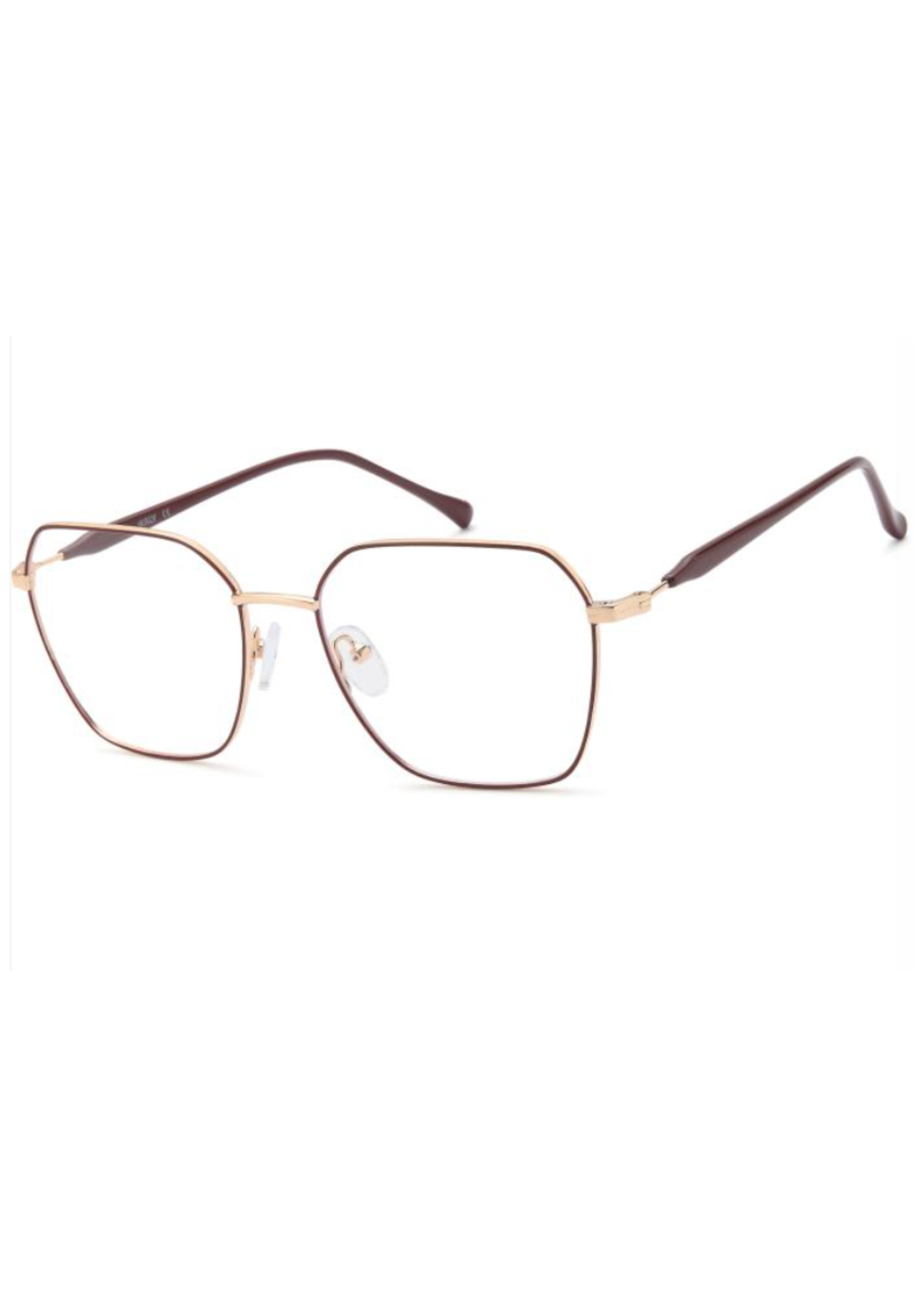 IKALY – P321 | Lunettes de vue femme or rose et bordeaux