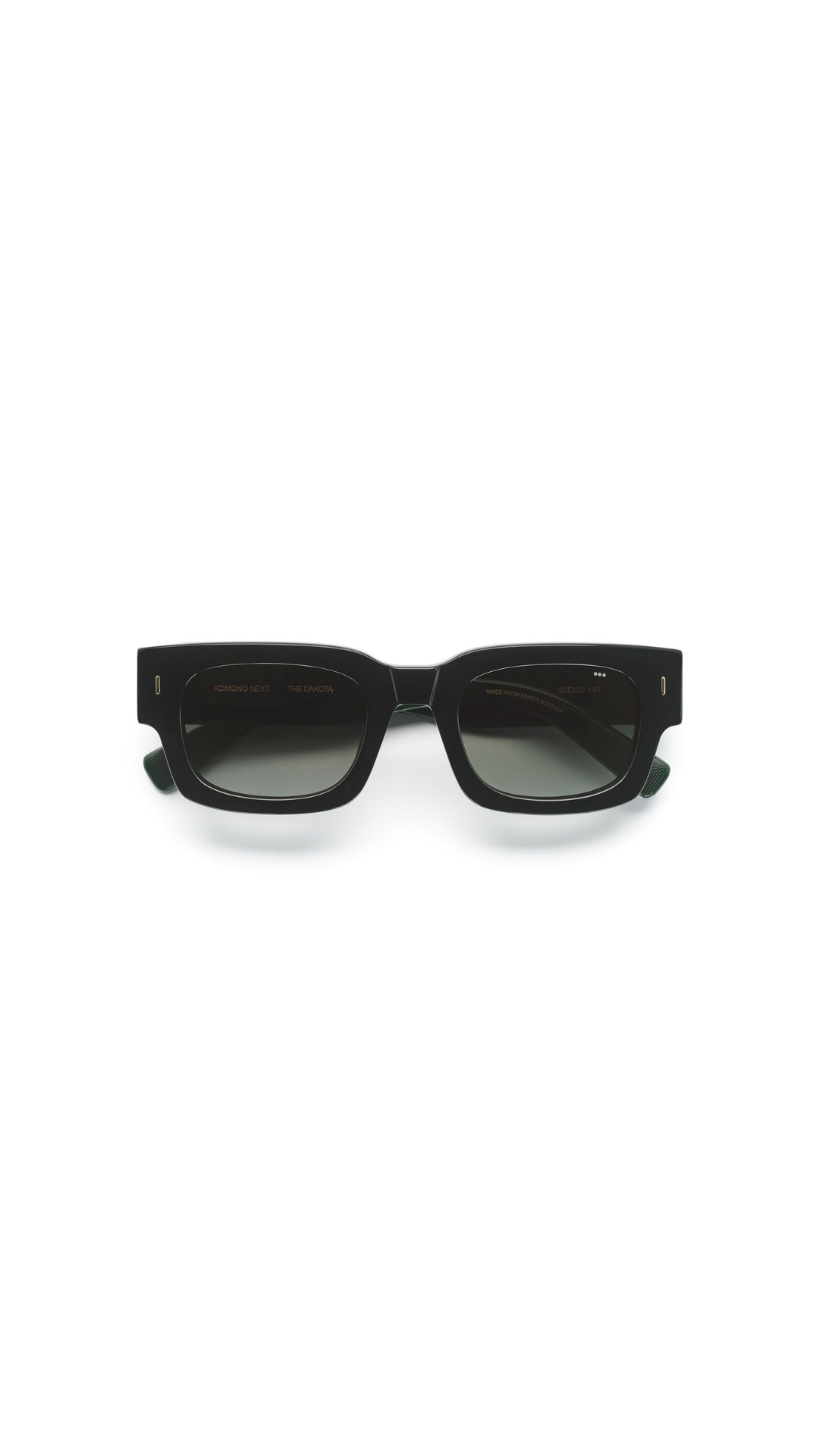 KOMONO Dakota – Lunettes de soleil homme noir