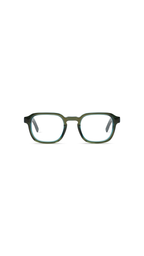 KOMONO – The Knox | Lunettes de vue homme acétate cristal gris et bleu