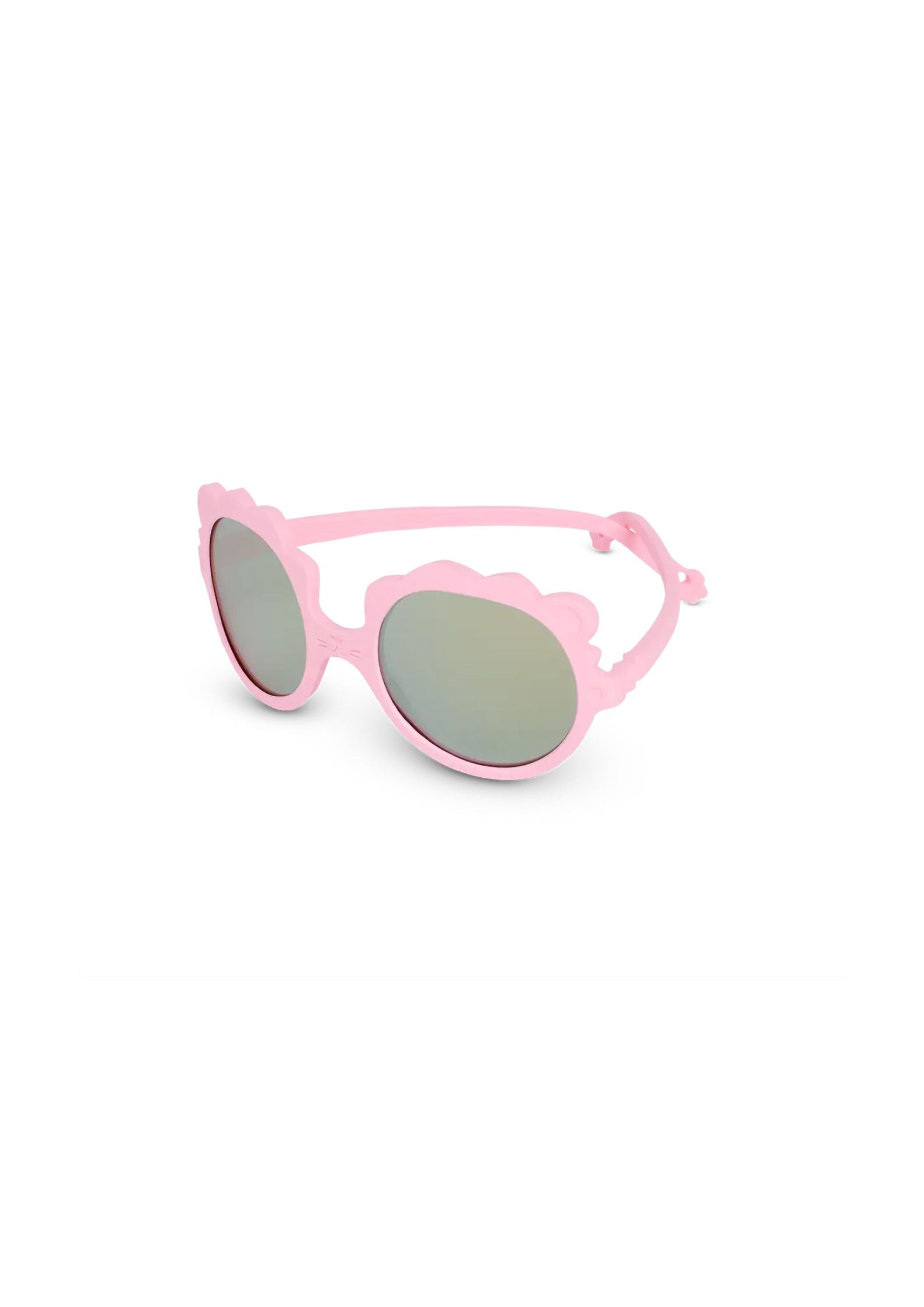 KIETLA - LION | Lunettes de soleil incassables enfant Rose 0-1 ans