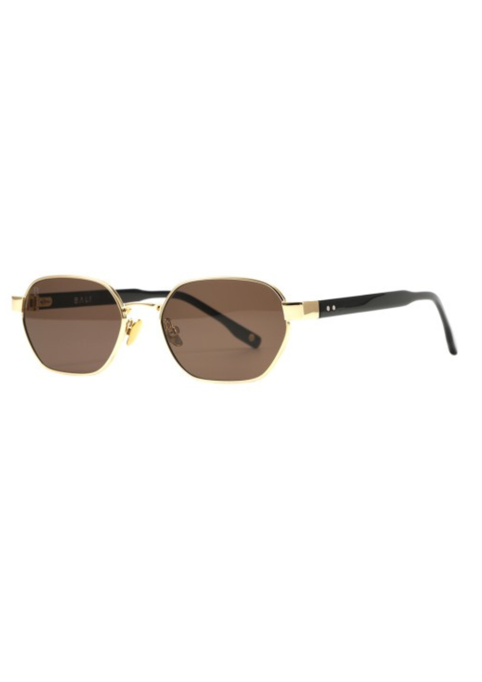 BALI storm – Lunettes de soleil mixte métal doré verres marron
