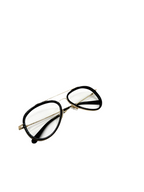 Daniel Benhamss – Ellie | Lunettes de vue femme noir et doré double pont