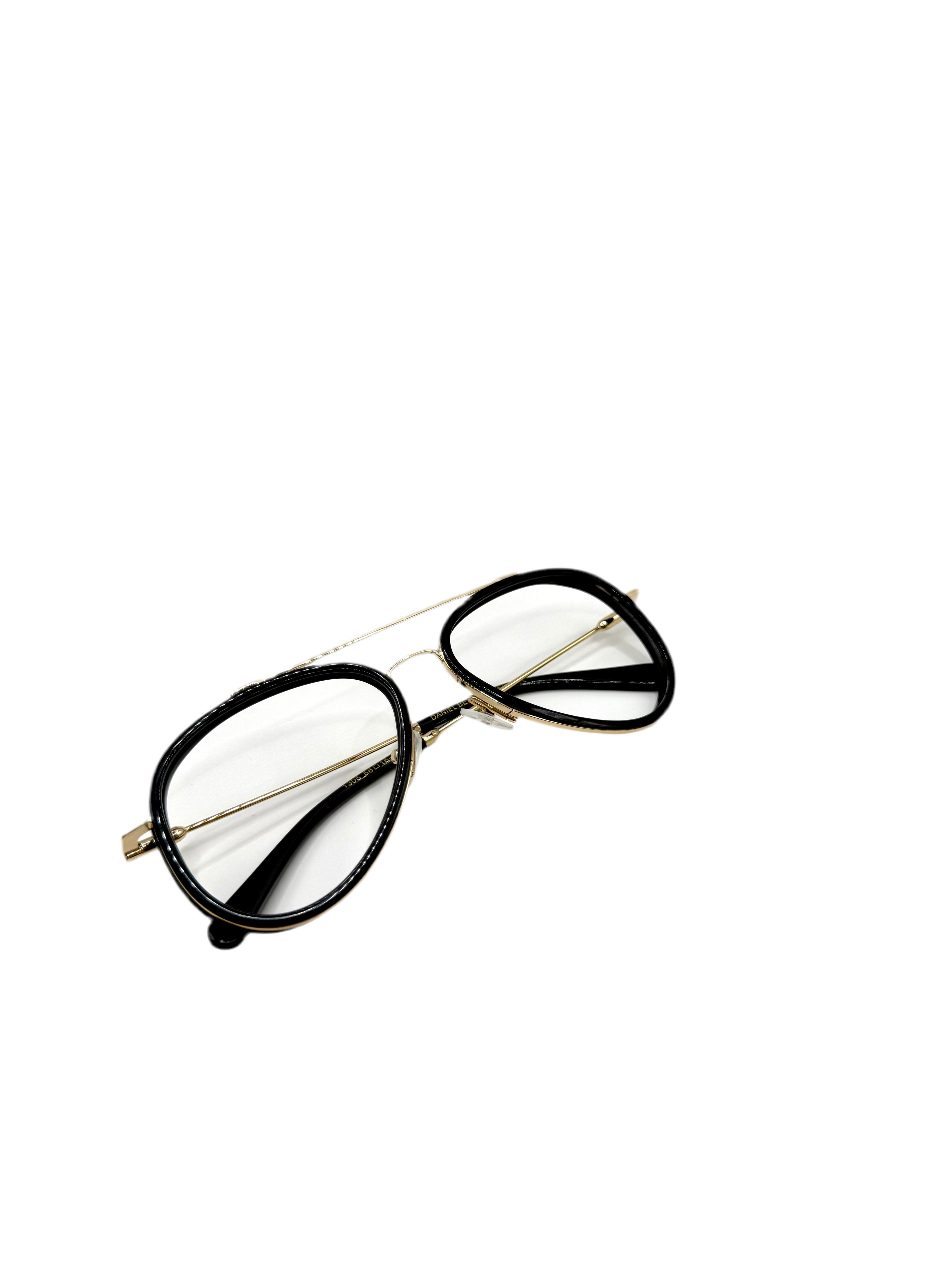 Daniel Benhamss – Ellie | Lunettes de vue femme noir et doré double pont