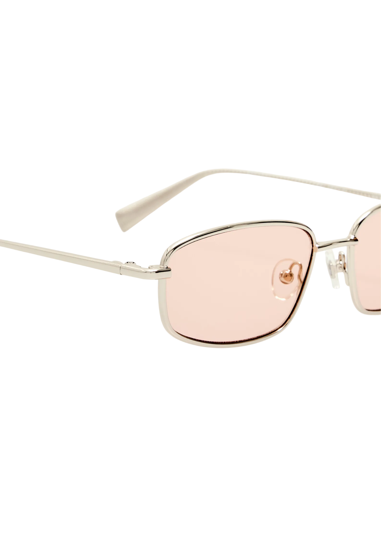 Jacquemus 222  – argent verres rose | Lunettes de soleil en métal