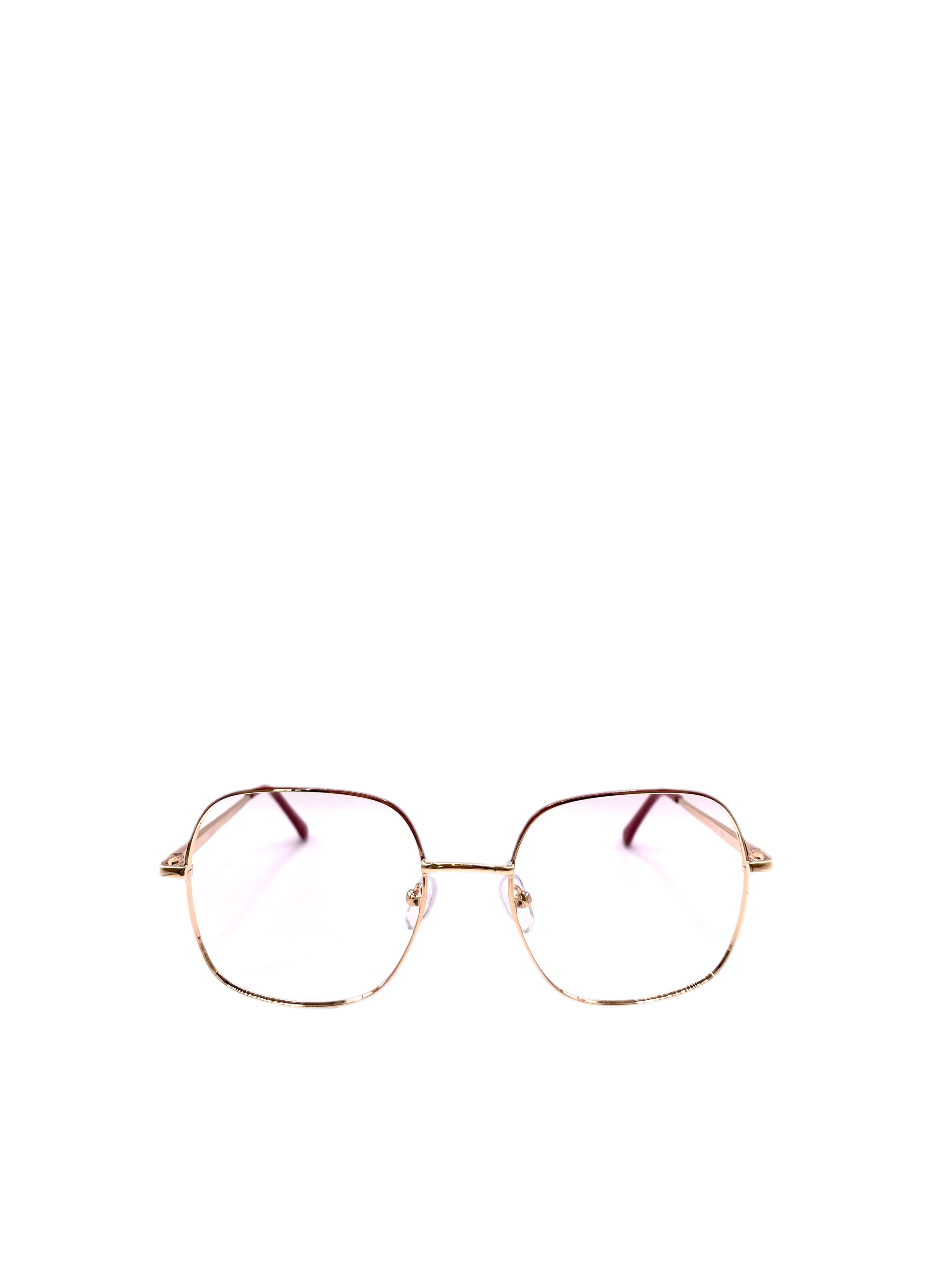 IKALY – P313 | Lunettes de vue femme doré et bordeaux