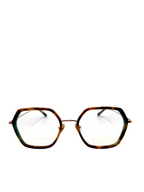 LE PARC – Raha | Lunettes de vue femme combiné doré, écaille et bleu