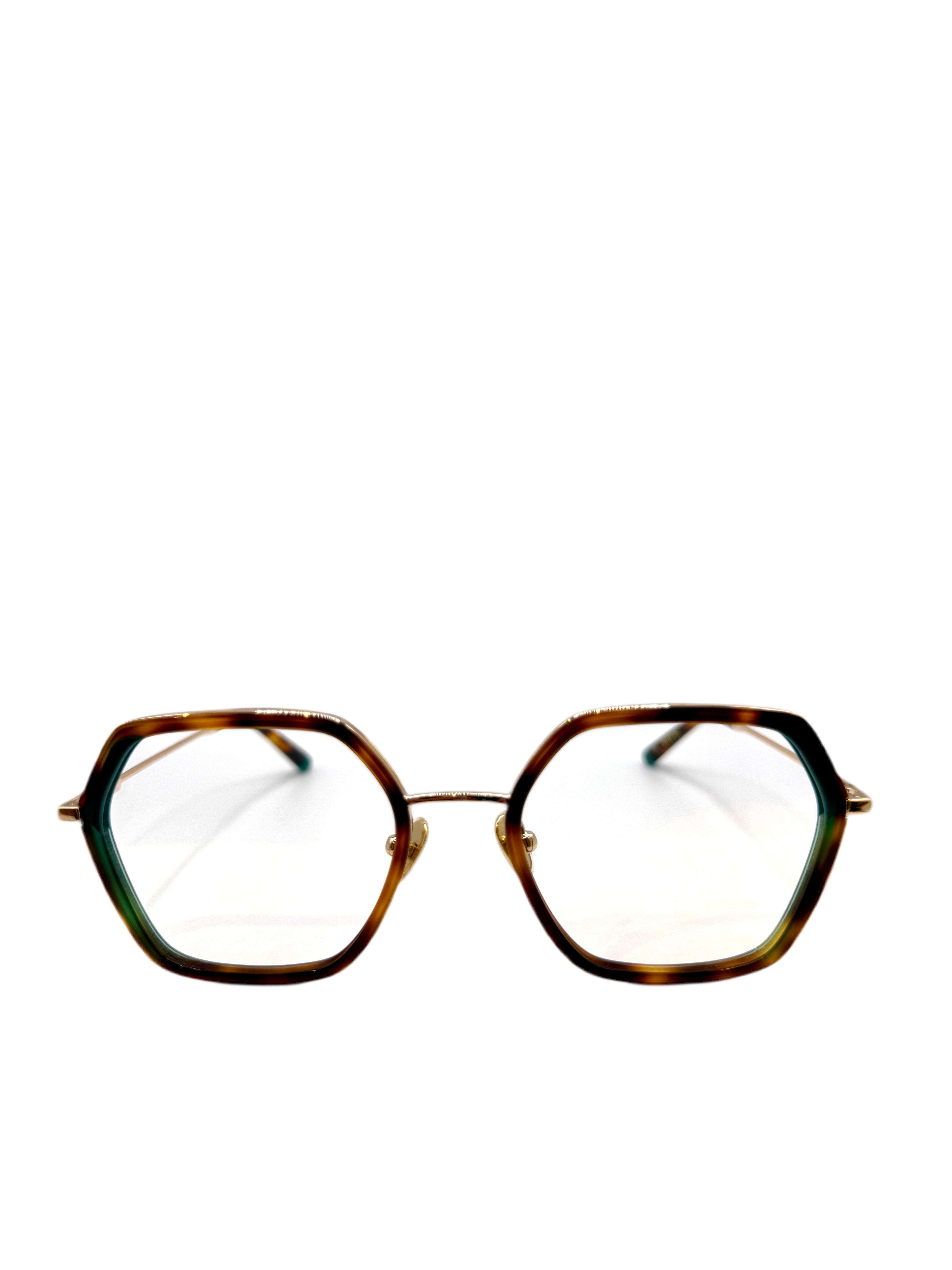 LE PARC – Raha | Lunettes de vue femme combiné doré, écaille et bleu