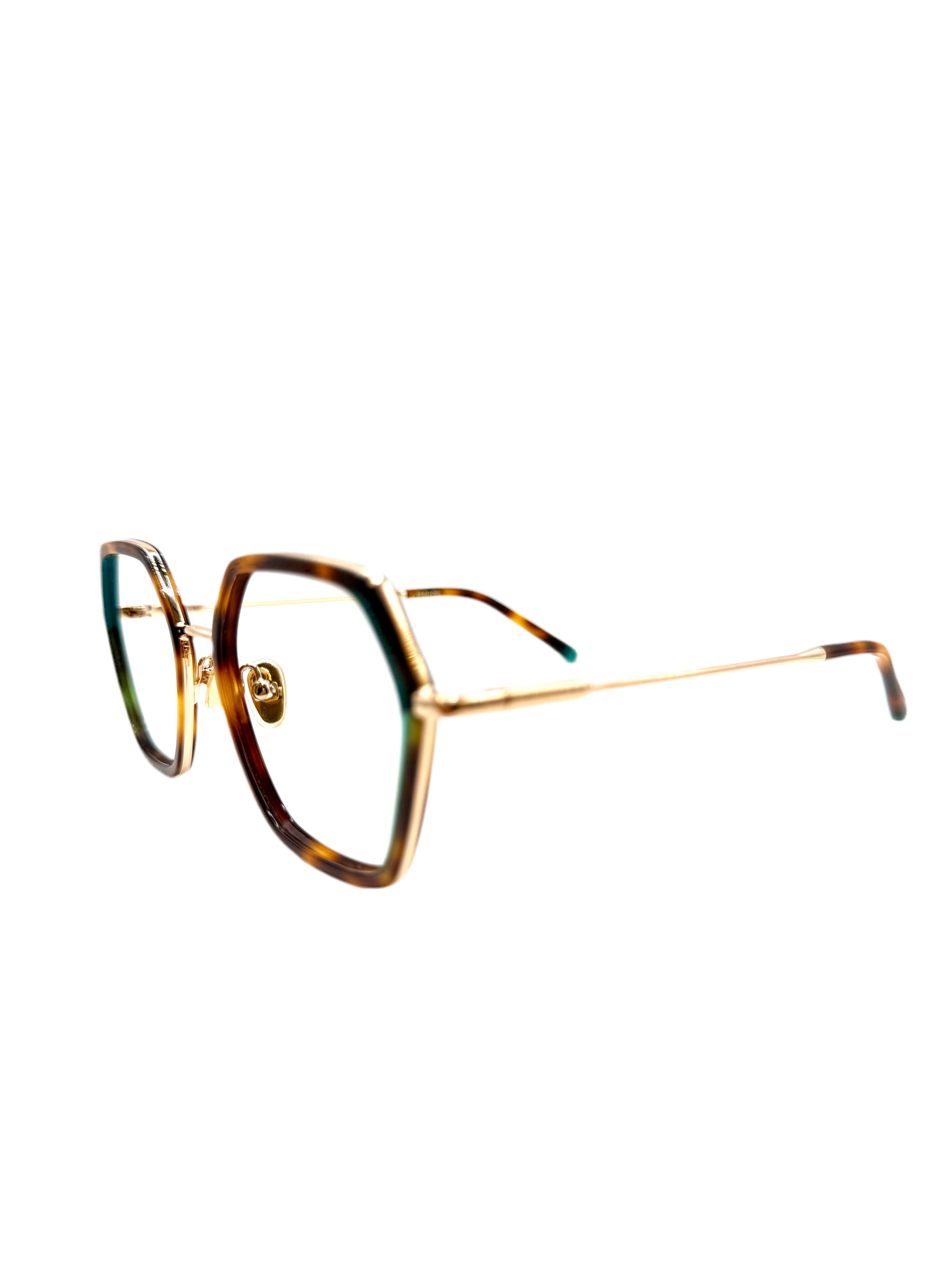 LE PARC – Raha | Lunettes de vue femme combiné doré, écaille et bleu