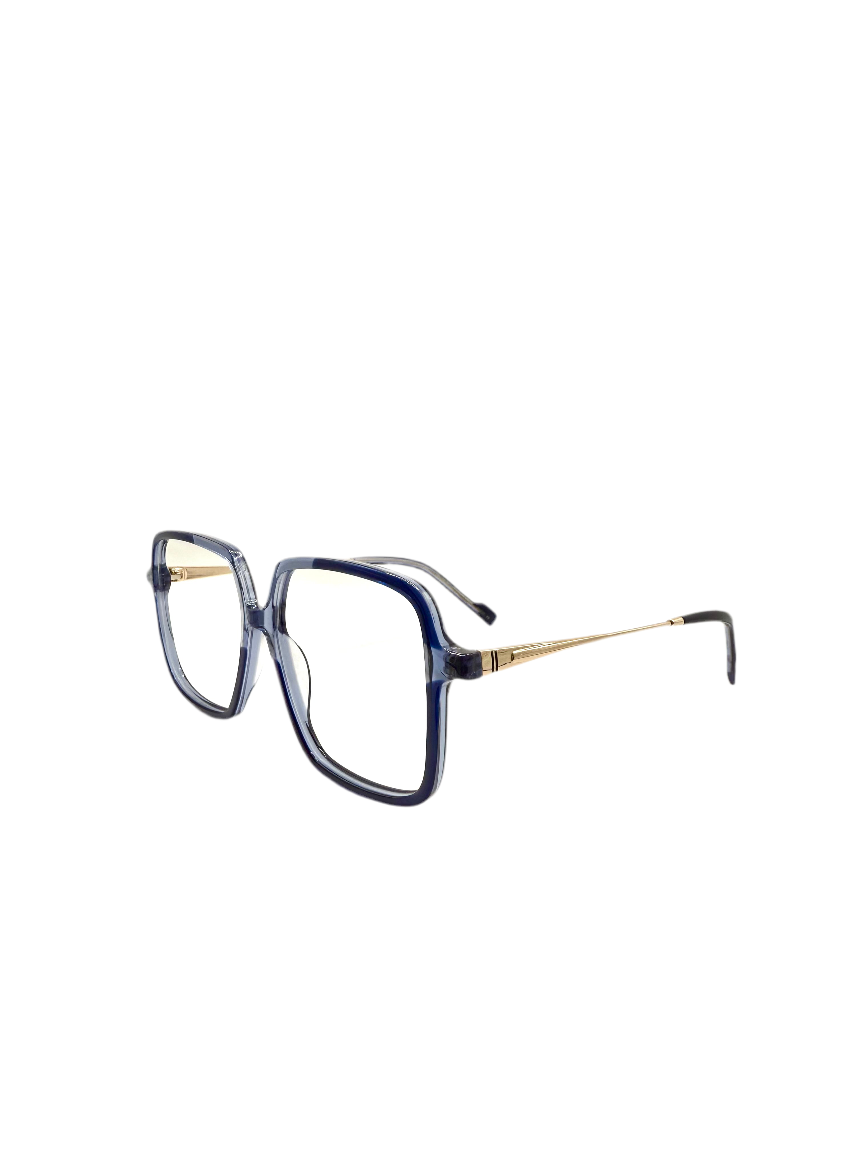 Daniel Benhamss – Laury | Lunettes de vue femme acétate bleu cristal