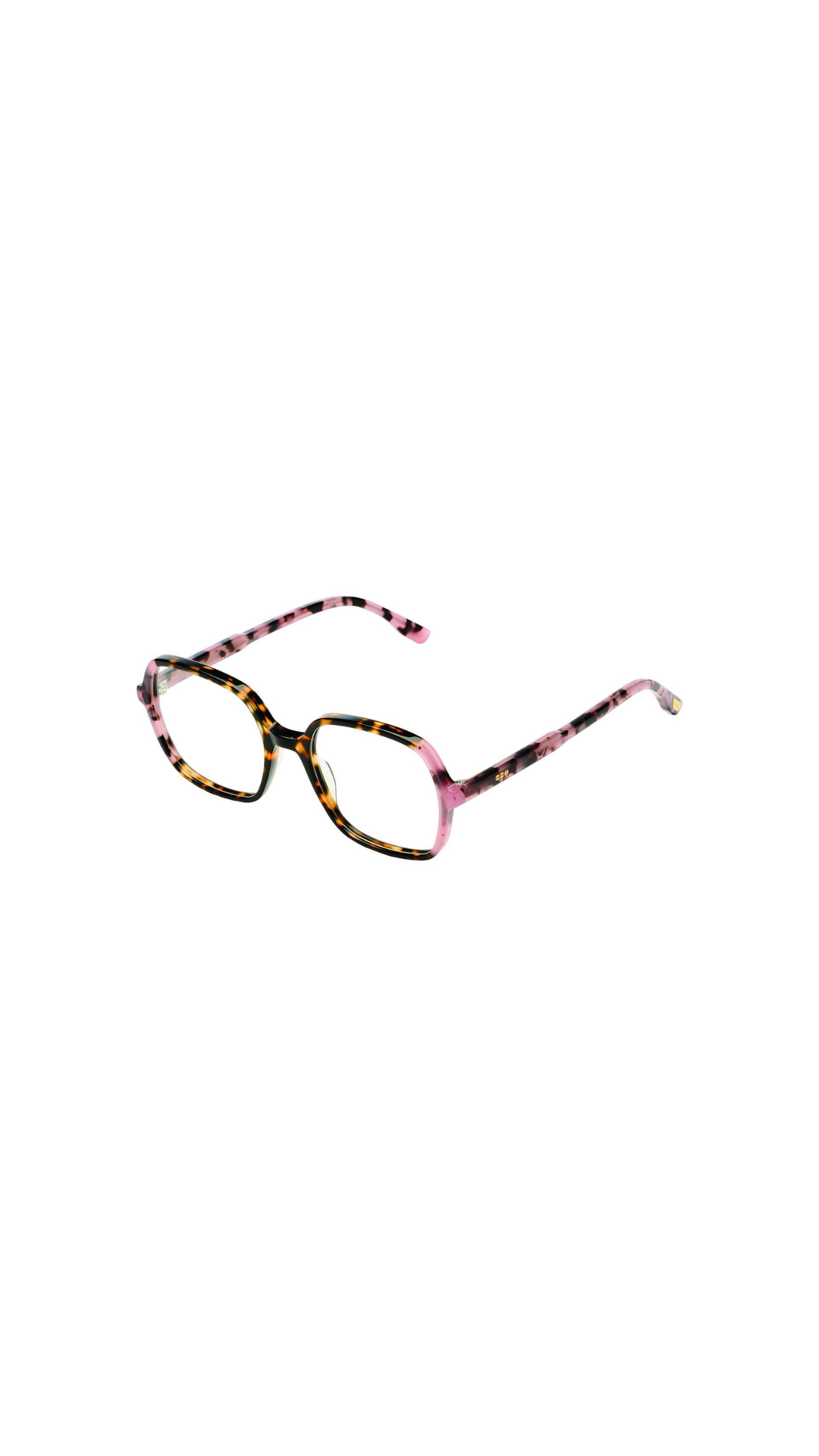 KOMONO – The Petra | Lunettes de vue femme acétate écaille et rose