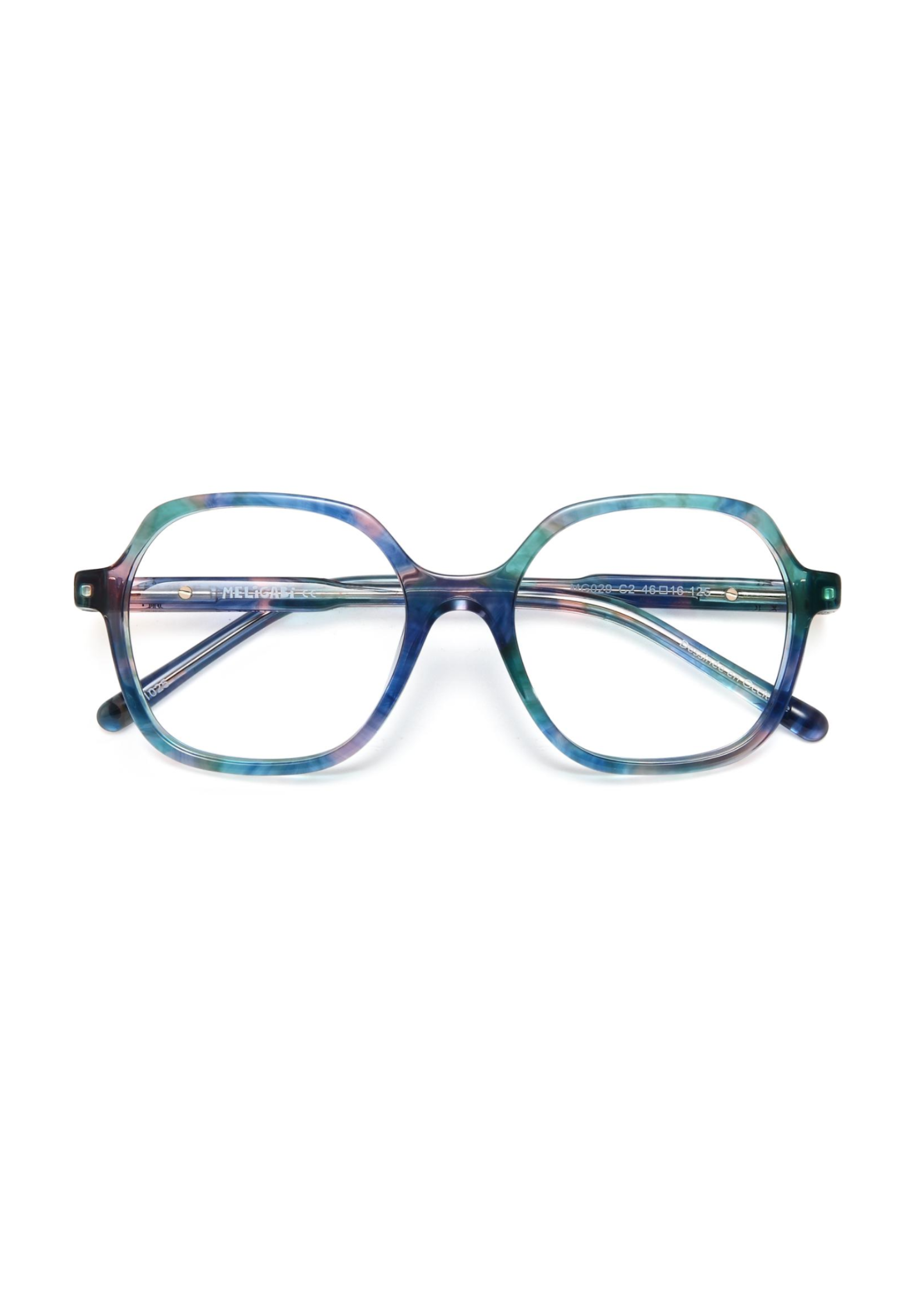 OSMOSE - MG029 | Lunettes de vue enfant MELIGABI écaille bleu et rose charnière 360°